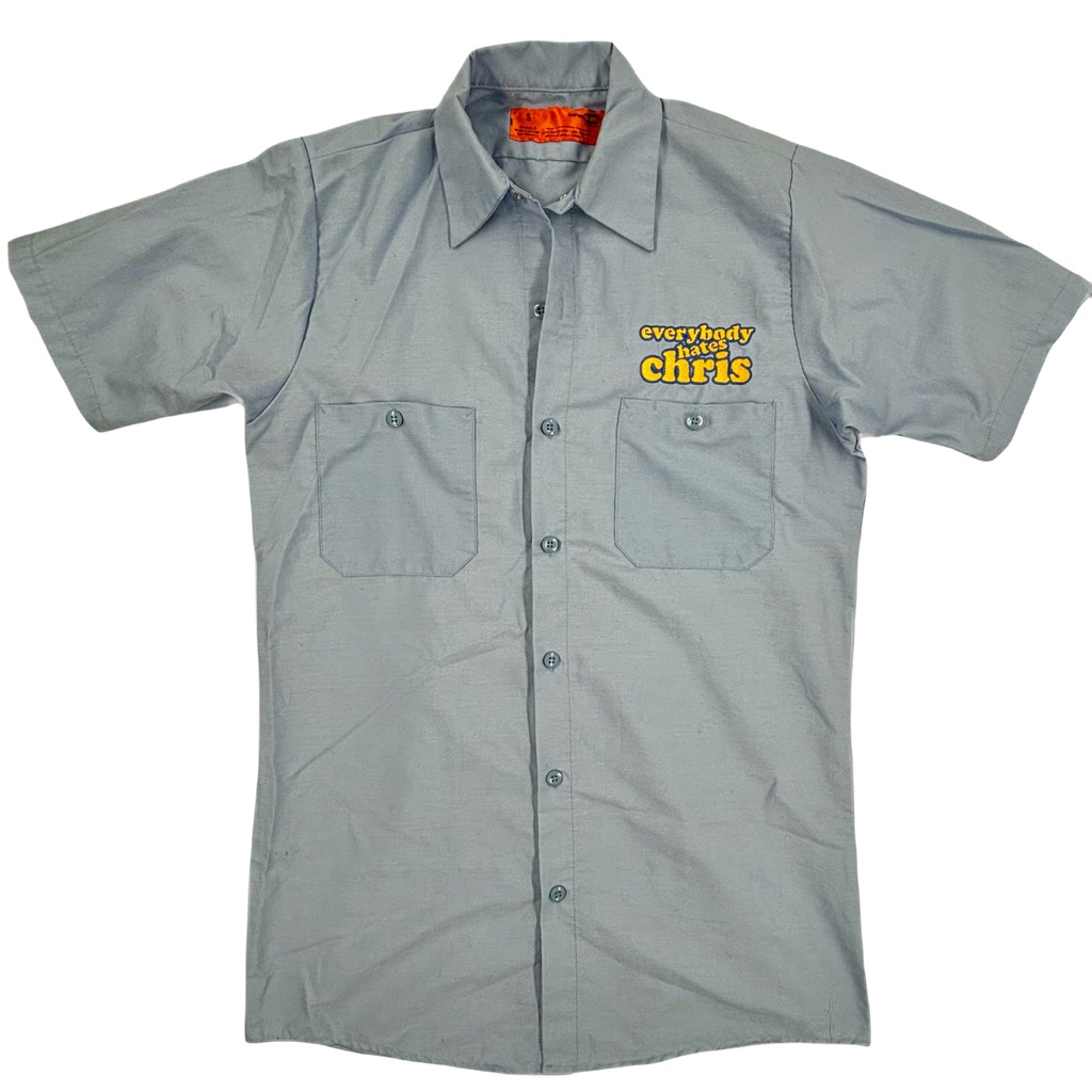 Everybody Hates Chris Button Down Work Camp Shirt Tv Memorabilia Size Small